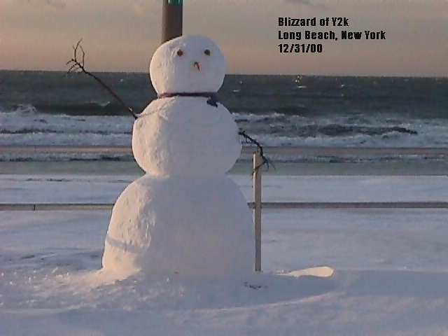 A Big Snowman !!
